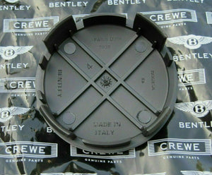 Genuine Bentley Continental GT Flying Spur Wheel Center Caps Red "B"Set