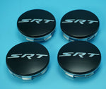 DODGE CHALLENGER DEMON SRT Set Of 4 Matte Black Wheel Center Caps